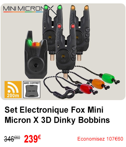 Set Electronique Fox Mini Micron X 3D Dinky Bobbins