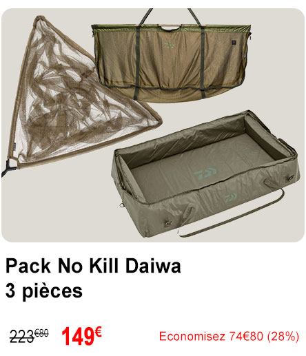 Pack No Kill Daiwa 3 pièces