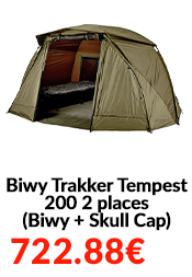 Biwy Trakker Tempest 200 2 places (Biwy + Skull Cap)