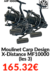 Moulinet Carp Design X-Distance MF10000 (les 3)