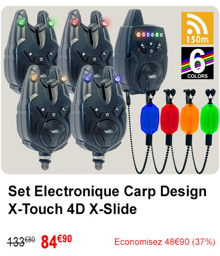 Set Electronique Carp Design X-Touch 4D X-Slide
