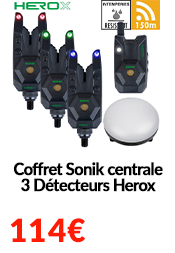Coffret Sonik centrale 3 Détecteurs Herox