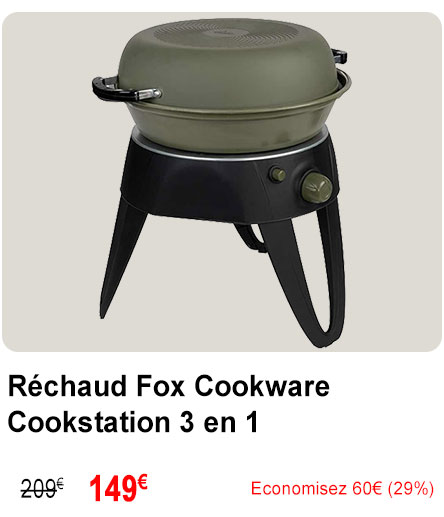 Réchaud Fox Cookware Cookstation 3 en 1