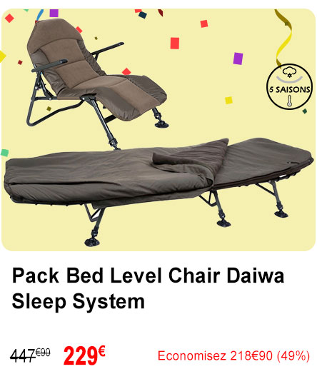 Pack Bed Level Chair Daiwa Sleep System