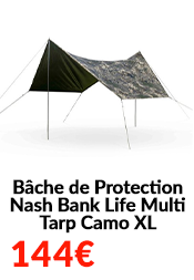 Bâche de Protection Nash Bank Life Multi Tarp Camo XL