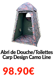 Abri de Douche/Toilettes Carp Design Camo Line