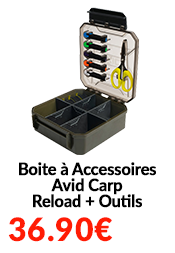 Boite à Accessoires Avid Carp Reload + Outils