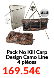 Pack No Kill Carp Design Camo Line 4 pièces