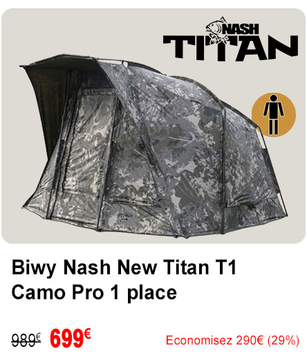 Biwy Nash New Titan T1 Camo Pro 1 place