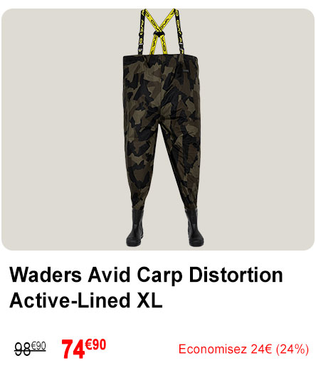 Waders Avid Carp Distortion Active-Lined XL