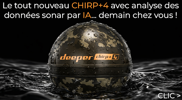 Sondeur GPS Deeper CHIRP 4+