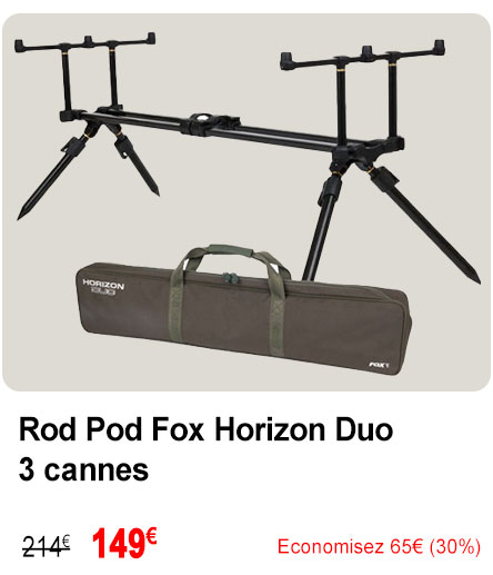 Rod Pod Fox Horizon Duo 3 cannes