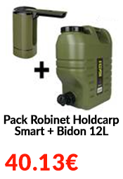 Pack Robinet Holdcarp Smart + Bidon 12L