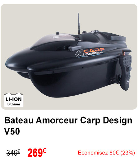 Bateau Amorceur Carp Design V50