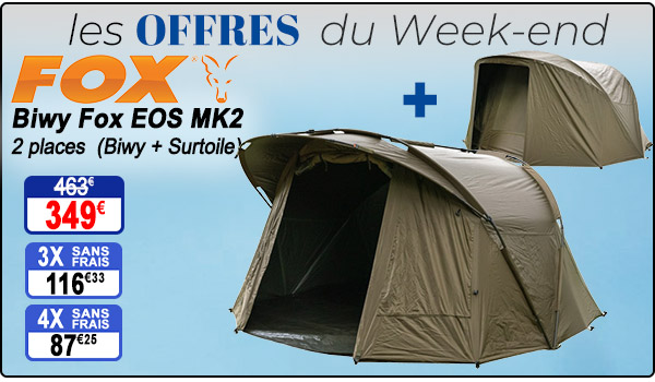 Biwy Fox EOS MK2 2 places (Biwy + Surtoile)