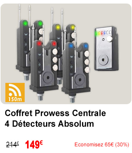 Coffret Prowess Centrale 4 Détecteurs Absolum