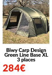 Biwy Carp Design Green Line Base XL 3 places