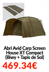 Abri Avid Carp Screen House XT Compact (Biwy + Tapis de Sol)