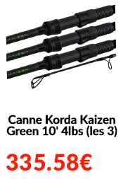 Canne Korda Kaizen Green 10' 4lbs (les 3)