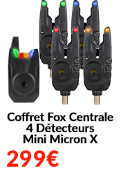 Coffret Fox Centrale 4 Détecteurs Mini Micron X