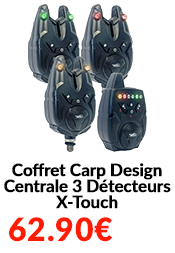 Coffret Carp Design Centrale 3 Détecteurs X-Touch