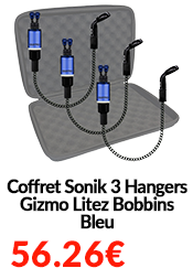 Coffret Sonik 3 Hangers Gizmo Litez Bobbins Bleu