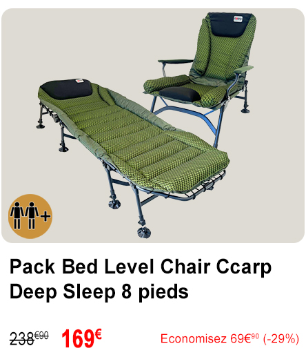 Pack Bed Level Chair Ccarp Deep Sleep 8 pieds